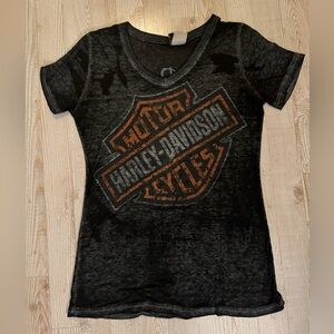 Harley Davidson Freeport Bahamas burnout t-shirt size medium